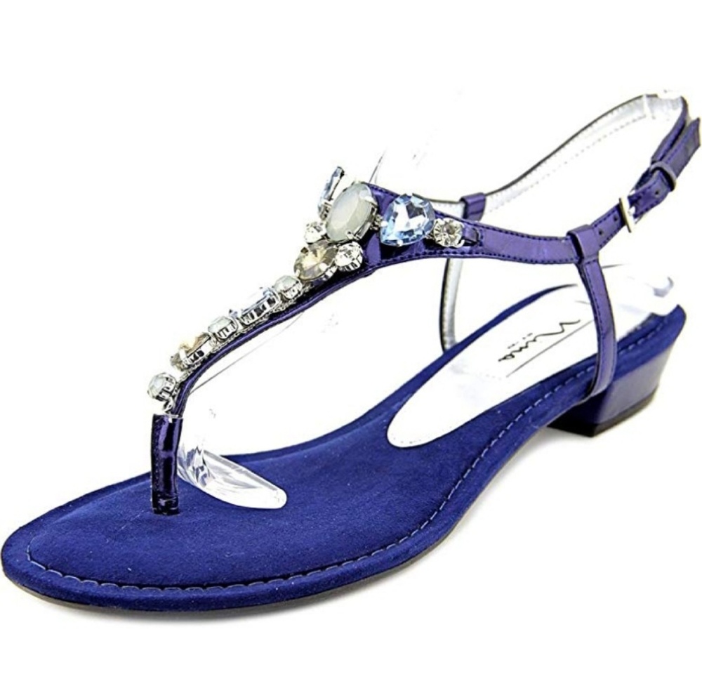 Nina Jeweled Sandals Navy Size 9M